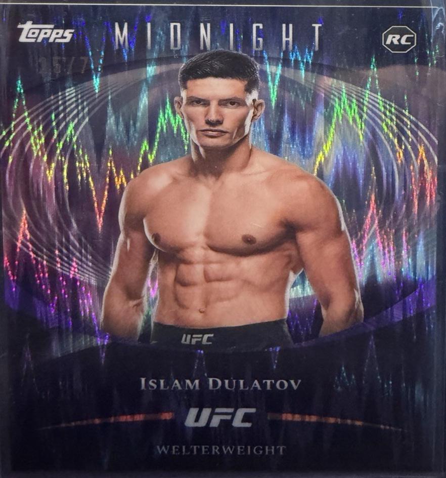 Islam Dulatov 2026 Topps Midnight UFC Base #53 Dusk
