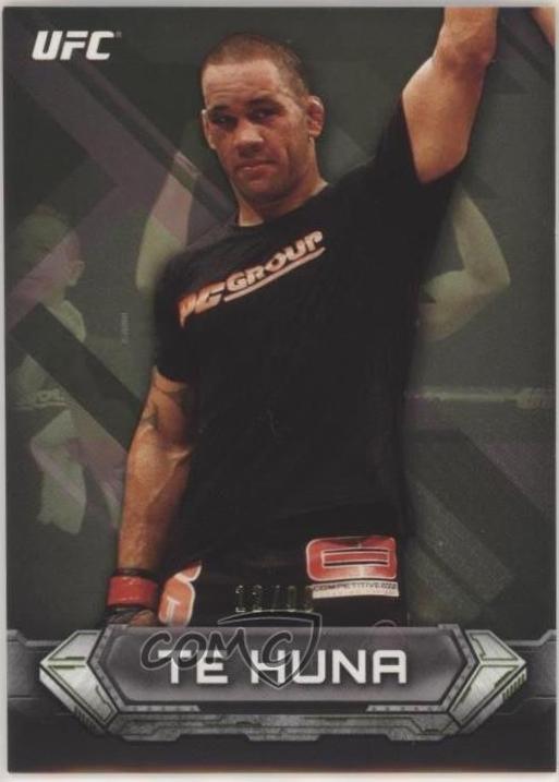 James Te Huna 2014 Topps UFC Knockout Base #50 Green