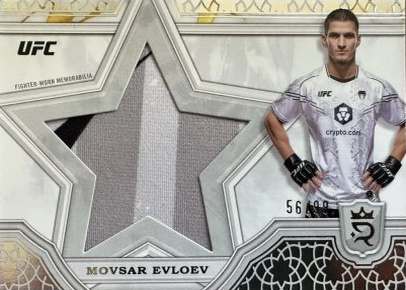 Movsar Evloev 2024 Topps Royalty UFC Star Relics #SRR-27 Platinum