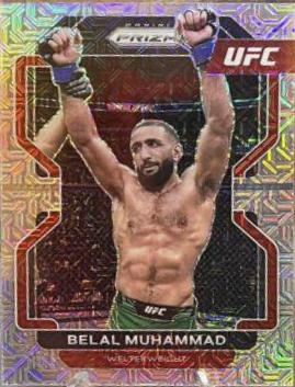 Belal Muhammad 2022 Panini Prizm UFC Base #119 Mojo