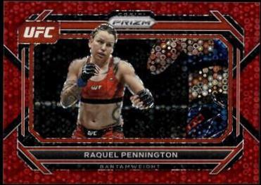 Raquel Pennington 2023 Panini Prizm Under Card UFC Base #11 Red