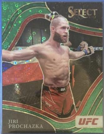 Jiri Prochazka 2022 Panini Select UFC Octagonside #208 Green Disco