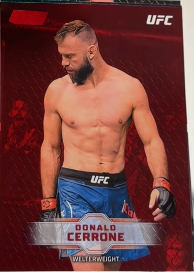 Donald Cerrone 2026 Topps Stadium Club UFC Base #69 Light Blue