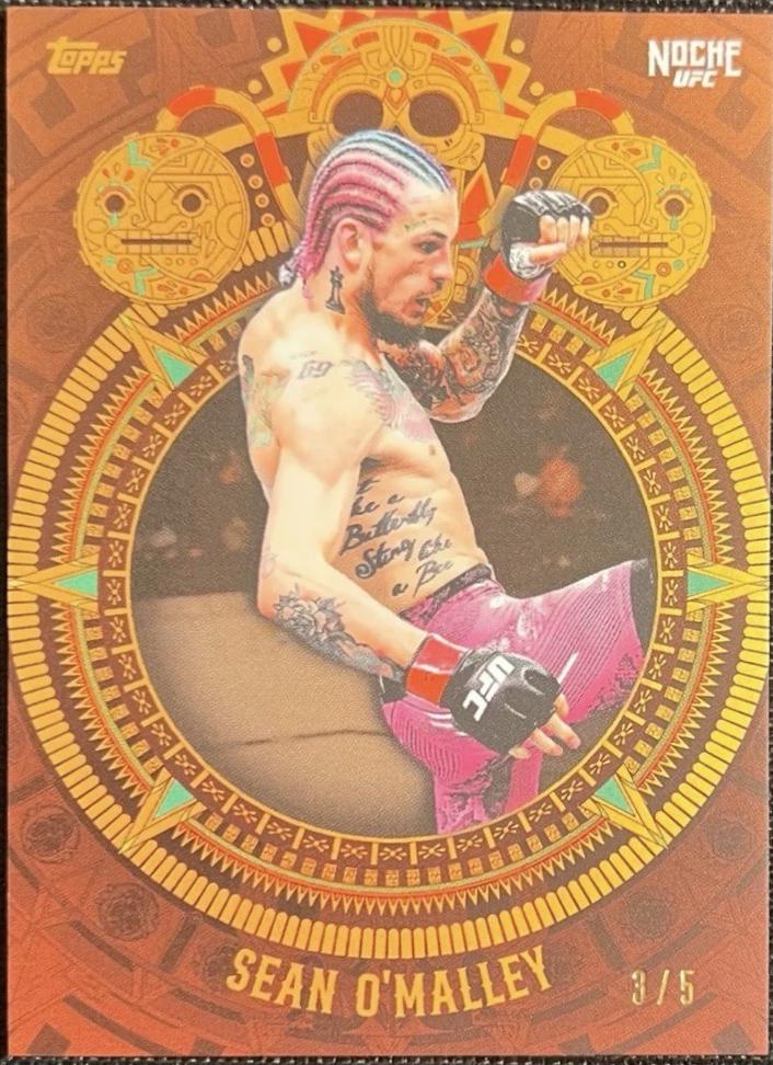 Sean O'Malley 2024 Topps Noche UFC Base #1 Orange Die-Cut