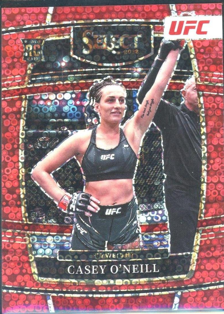 Casey O'Neill 2022 Panini Select UFC Concourse #53 Red Disco