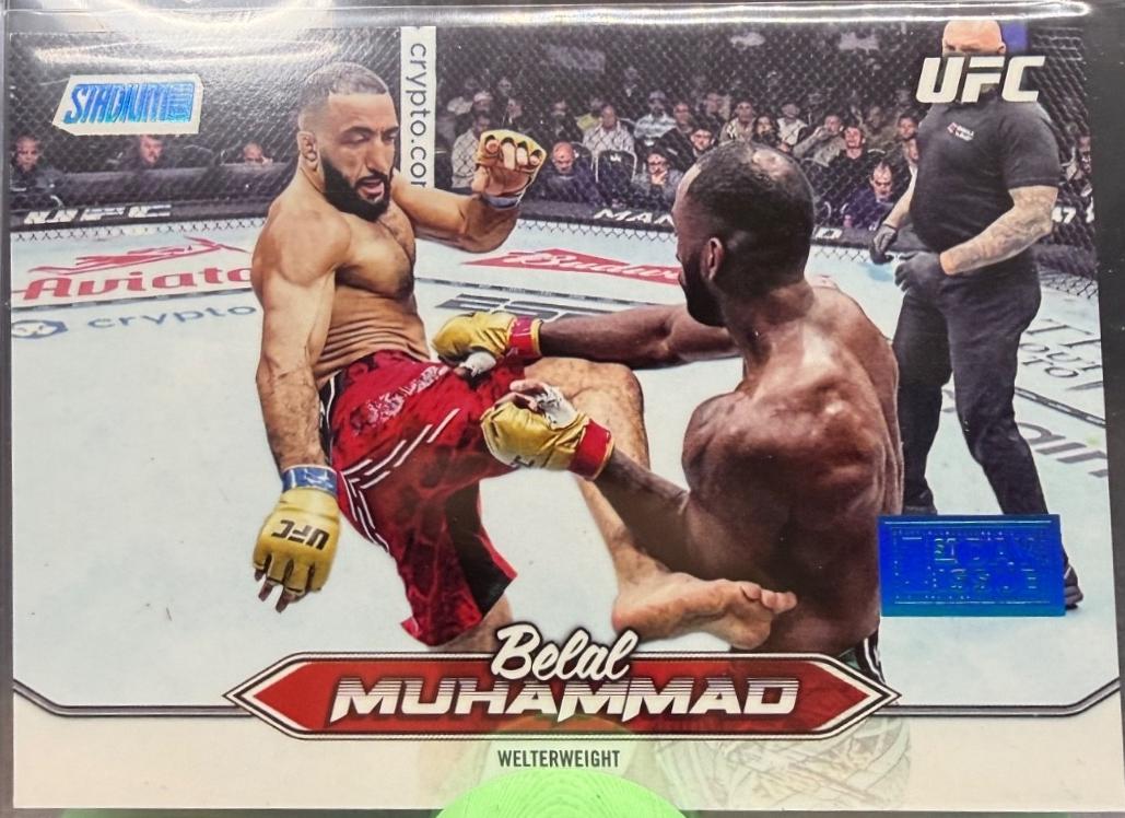 Belal Muhammad 2025 Topps Stadium Club UFC Base #41 First Day Issue