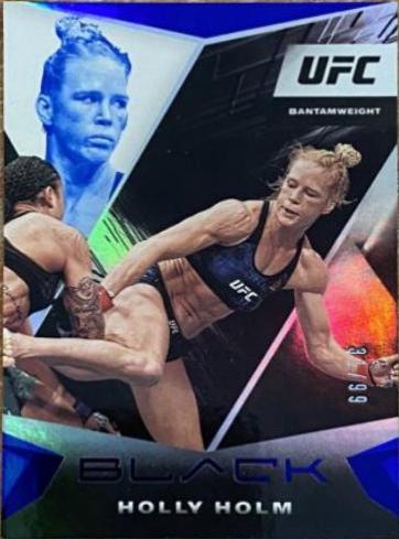 Holly Holm 2021 Panini Chronicles UFC Base Black #101 Blue