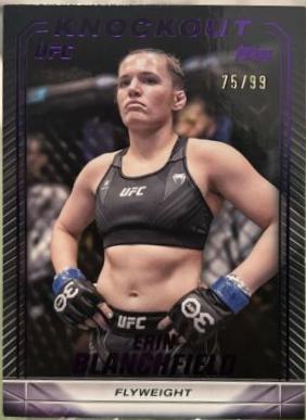Erin Blanchfield 2024 Topps Knockout UFC Base #85 Purple
