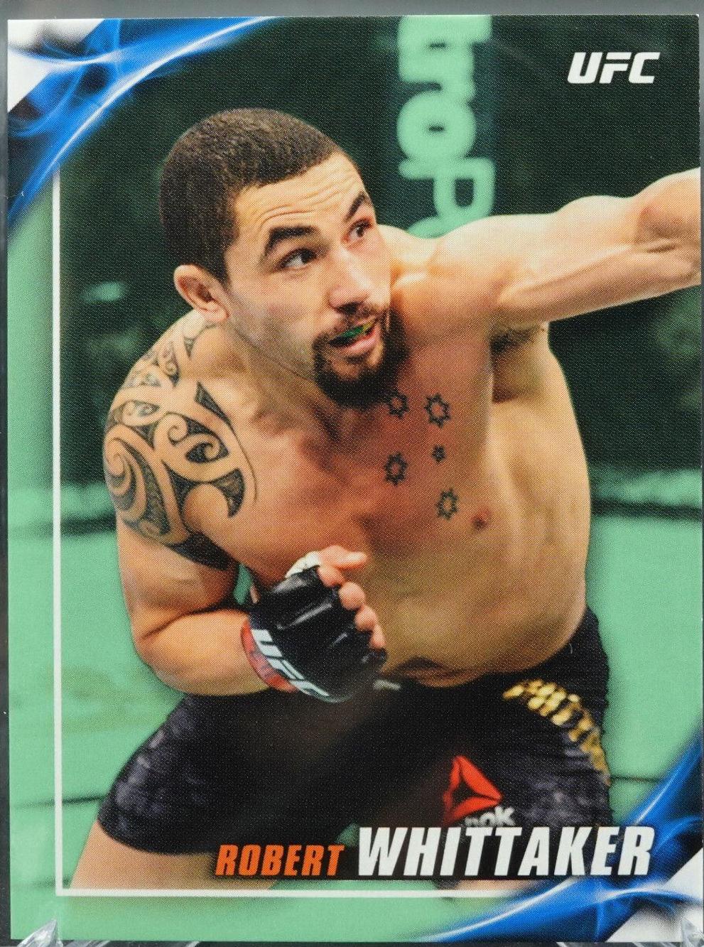 Robert Whittaker 2019 Topps UFC Knockout Base #42 Green