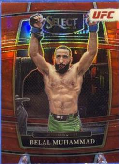 Belal Muhammad 2022 Panini Select UFC Concourse #96 Red