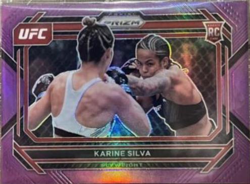 Karine Silva 2023 Panini Prizm UFC Base #25 Purple