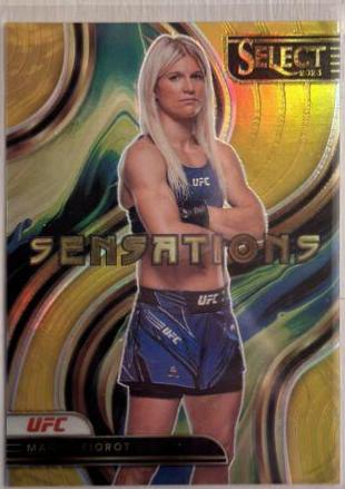 Manon Fiorot 2023 Panini Select UFC Sensations #26 Gold