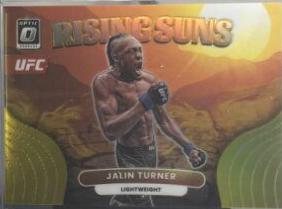 Jalin Turner 2023 Panini Donruss Optic UFC Rising Suns #21 Gold