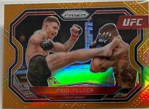 Paul Felder 2021 Panini Prizm UFC Base #145 Orange
