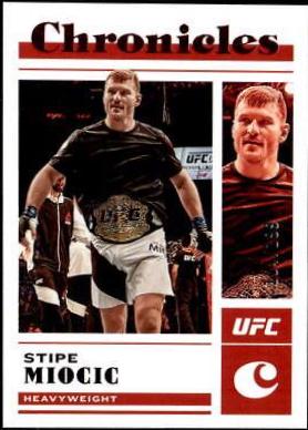 Stipe Miocic 2023 Panini Chronicles UFC Base Chronicles #48 Red