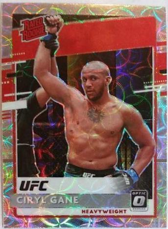 Ciryl Gane 2021 Panini Chronicles UFC Base Optic Rated Rookies #202 Silver