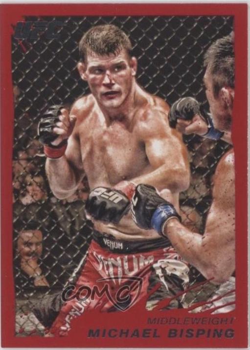Michael Bisping 2011 Topps UFC Moment of Truth Base #131 Ruby