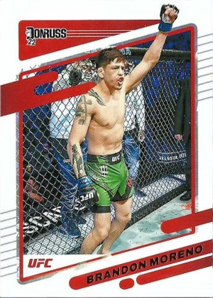 Brandon Moreno 2022 Panini Donruss UFC Base #35 Pink Laser