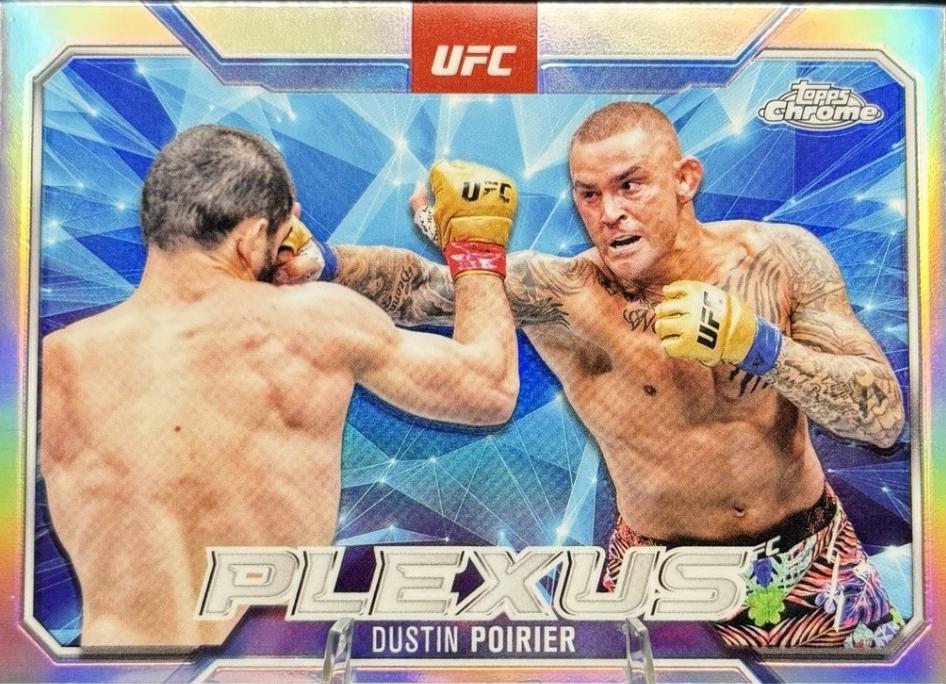 Dustin Poirier 2025 Topps Chrome UFC Plexus #PLX-15 Refractor