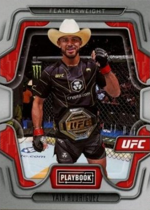 Yair Rodríguez 2023 Panini Chronicles UFC Base Playbook #117 Platinum