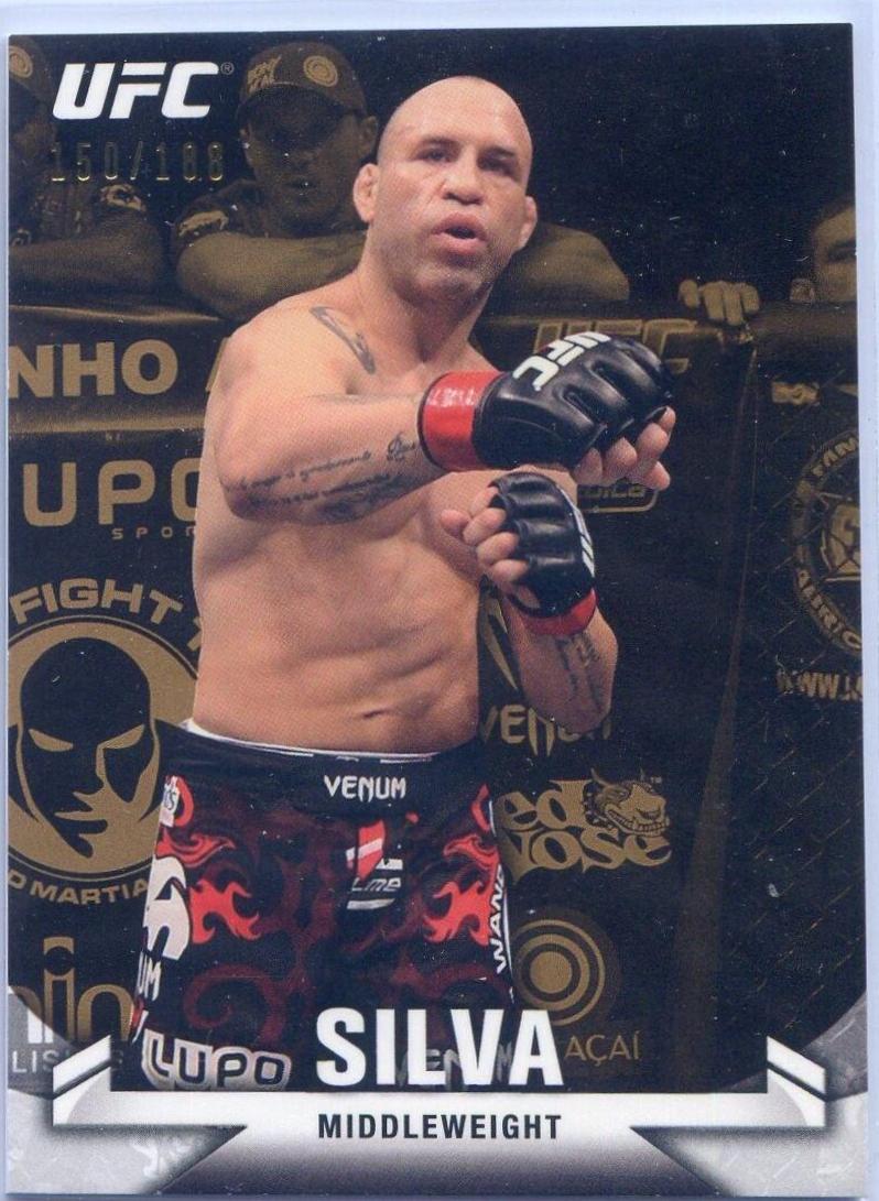 Wanderlei Silva 2013 Topps UFC Knockout Base #4 Gold