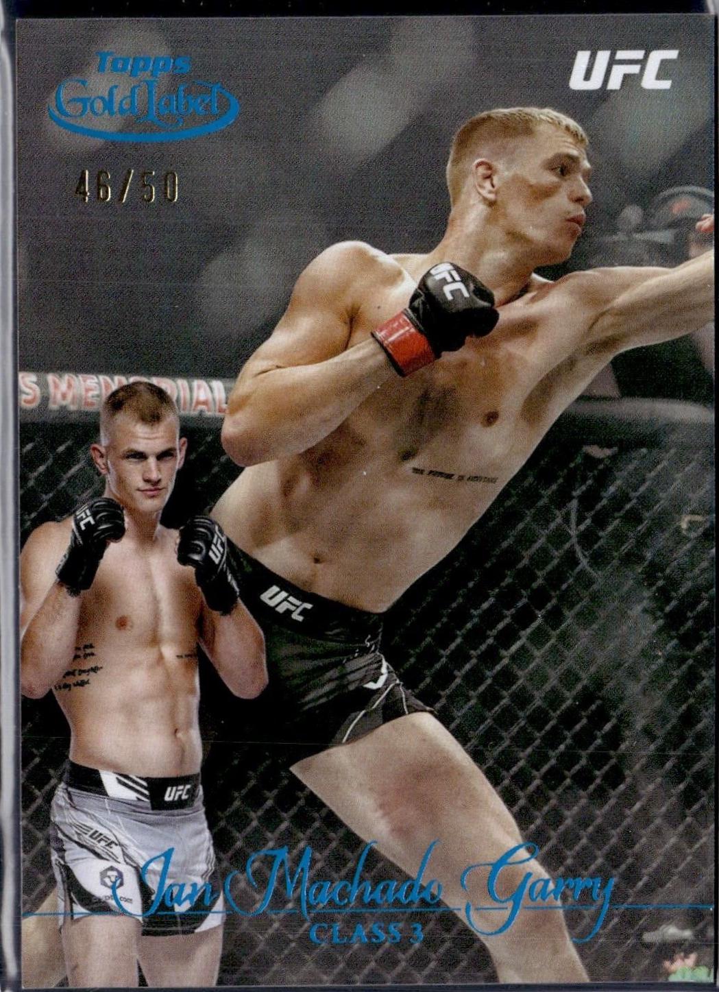 Ian Machado Garry 2024 Topps Gold Label UFC Base Class III #72 Blue
