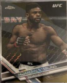 Aljamain Sterling 2017 Topps Chrome UFC Base #67 Gold
