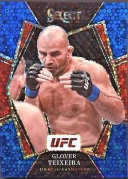 Glover Teixeira 2022 Panini Select UFC Premier Level #113 Blue Disco