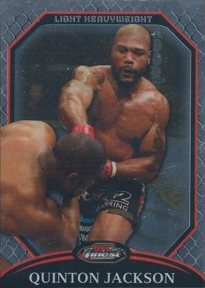 Quinton Jackson 2011 Topps Finest UFC Base #27 Gold Refractor