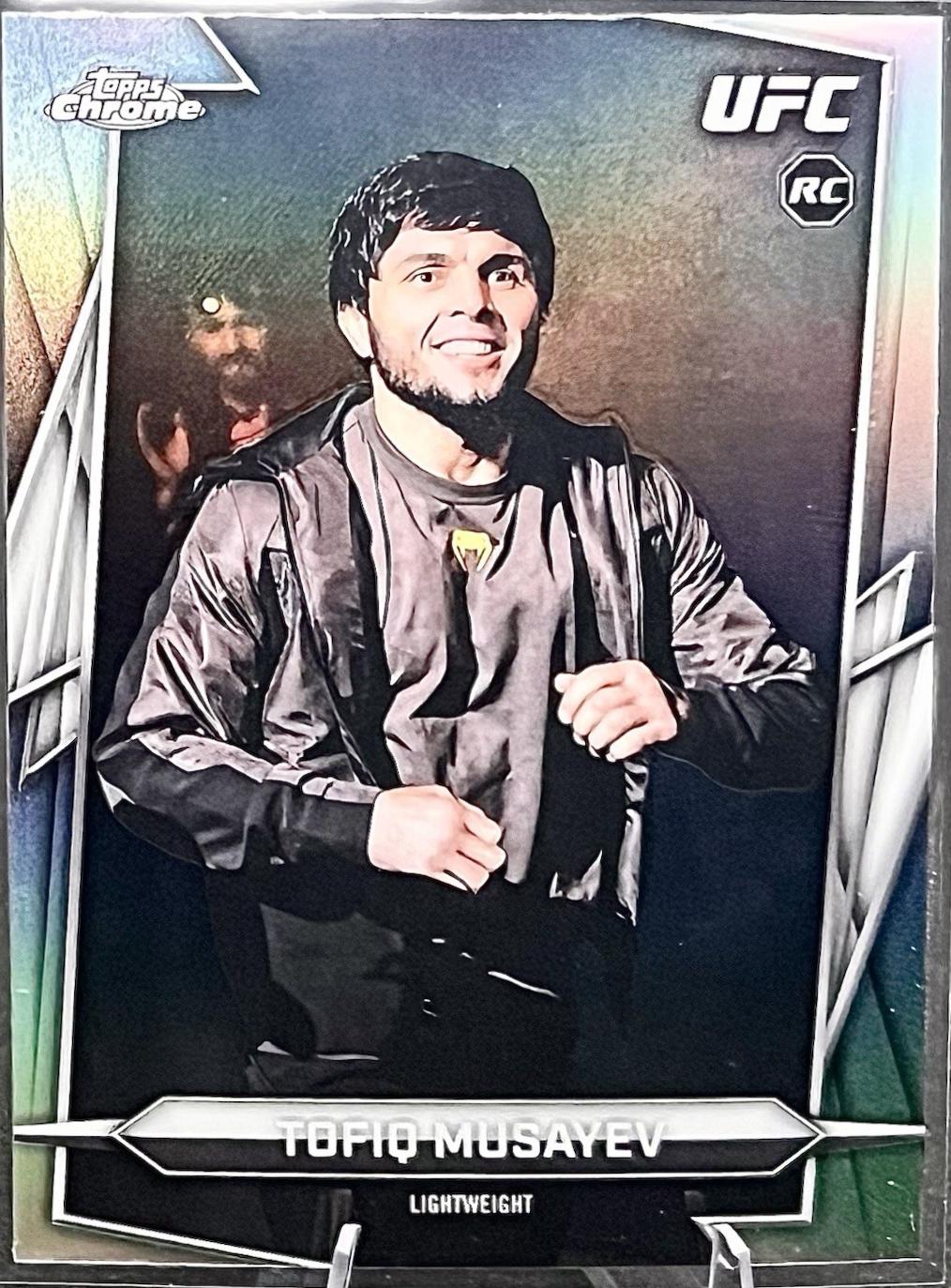 Tofiq Musayev 2026 Topps Chrome UFC Base #44 Refractor