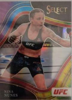 Nina Nunes 2022 Panini Select UFC Octagonside #288 Tie Dye