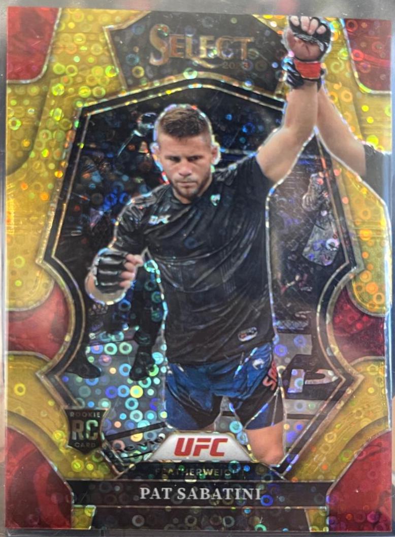 Patrick Sabatini 2023 Panini Select UFC Premier Level #129 Gold Disco