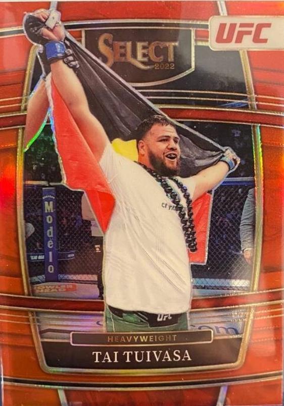 Tai Tuivasa 2022 Panini Select UFC Concourse #20 Red