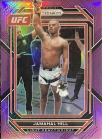 Jamahal Hill 2023 Panini Prizm UFC Base #119 Purple