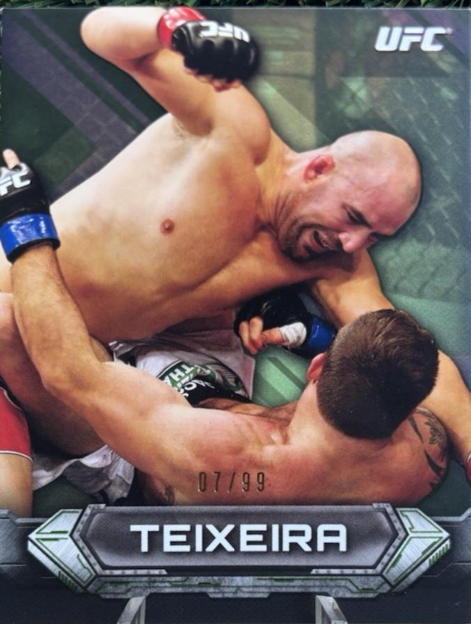 Glover Teixeira 2014 Topps UFC Knockout Base #49 Green