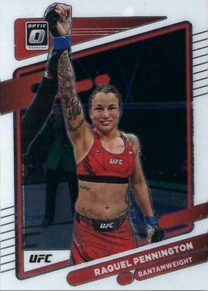 Raquel Pennington 2022 Panini Donruss Optic UFC Base #45 Gold Vinyl