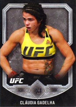 Claudia Gadelha 2017 Topps Museum Collection UFC Base #39 Copper