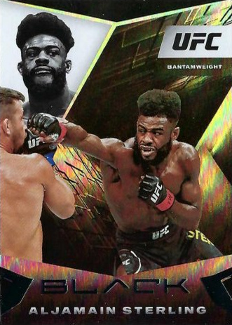Aljamain Sterling 2021 Panini Chronicles UFC Base Black #113 Platinum