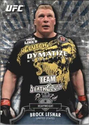 Brock Lesnar 2012 Topps UFC Bloodlines Base #132 Platinum
