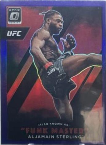 Aljamain Sterling 2022 Panini Donruss Optic UFC Also Known As #7 Purple