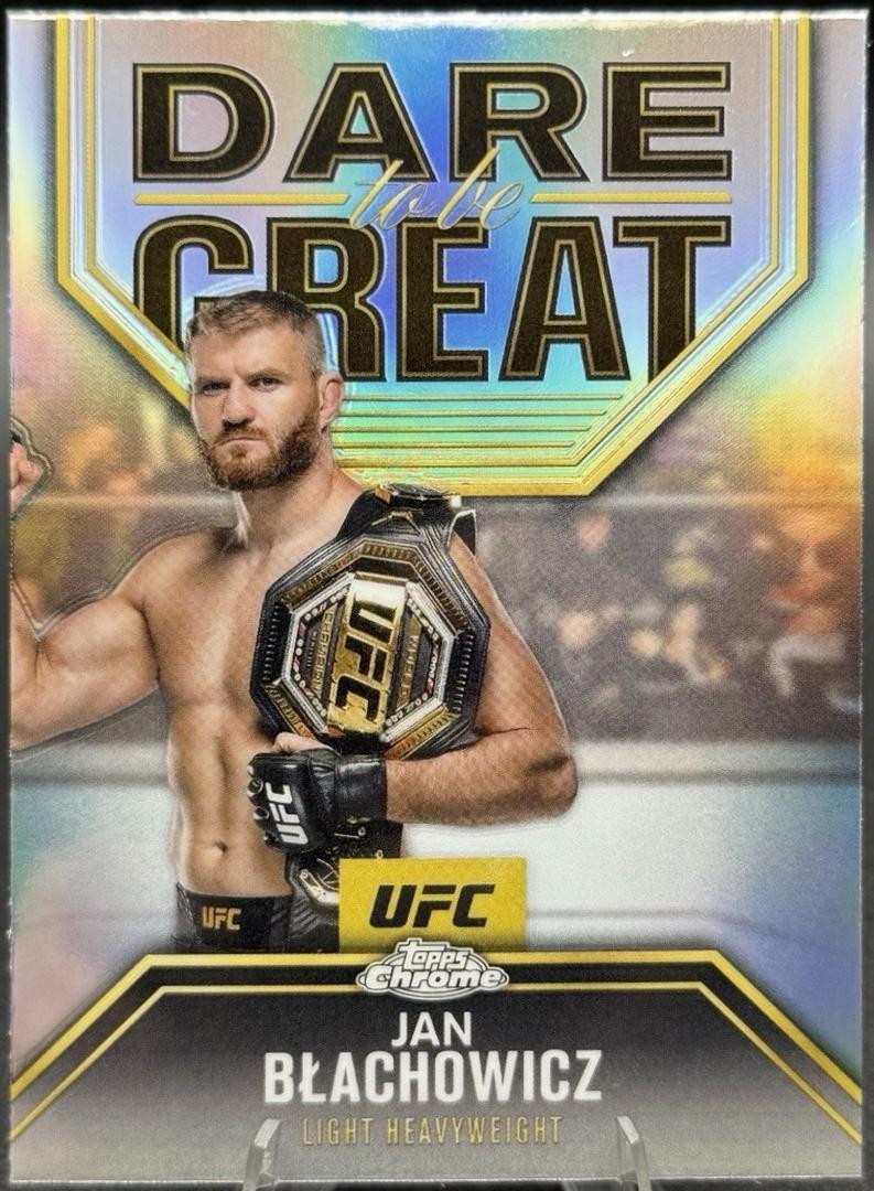 Jan Błachowicz 2025 Topps Chrome UFC Dare to Be Great #DBG-7 Refractor