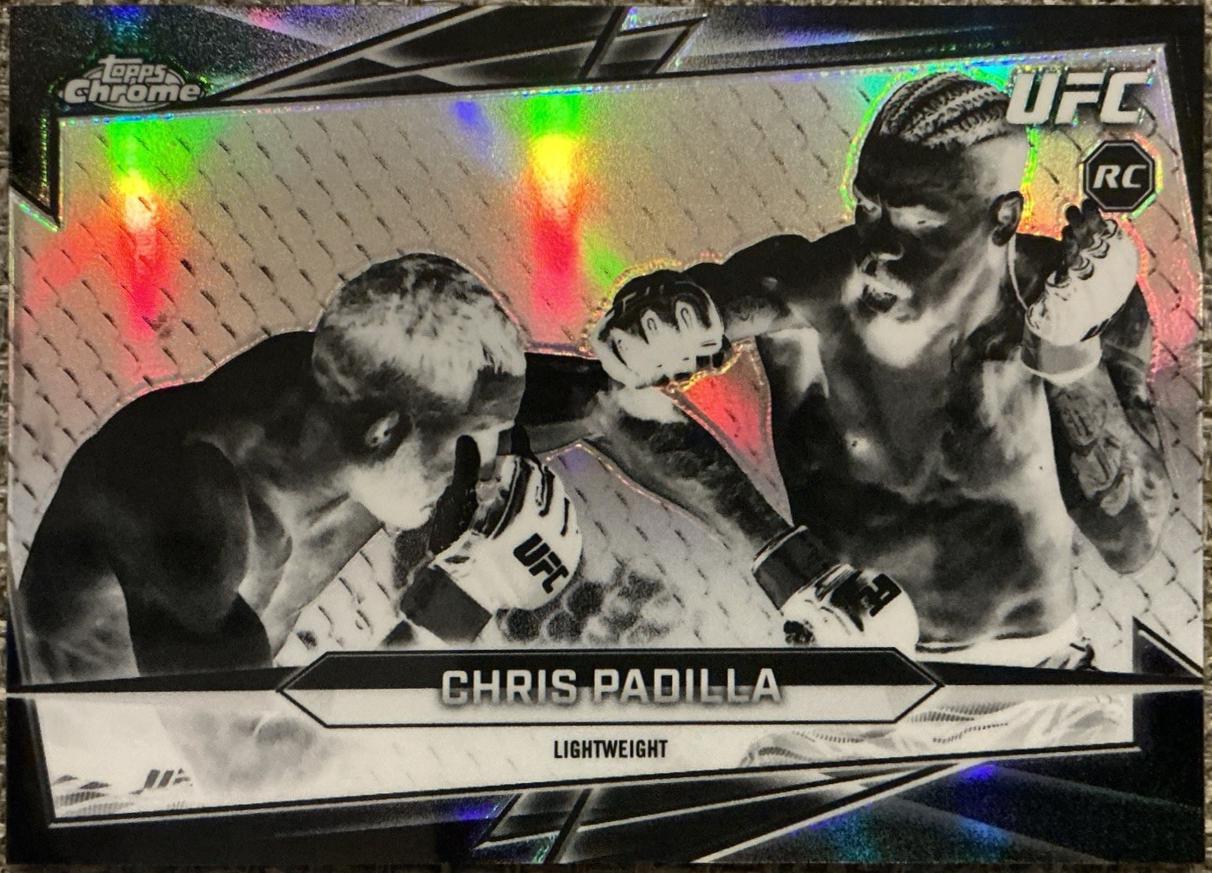 Chris Padilla 2026 Topps Chrome UFC Base #111 Negative Refractor