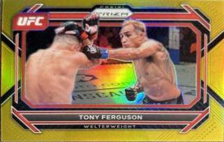 Tony Ferguson 2023 Panini Prizm UFC Base #43 Gold