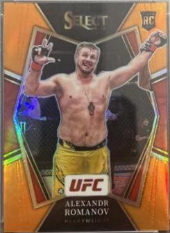 Alexandr Romanov 2022 Panini Select UFC Premier Level #169 Orange