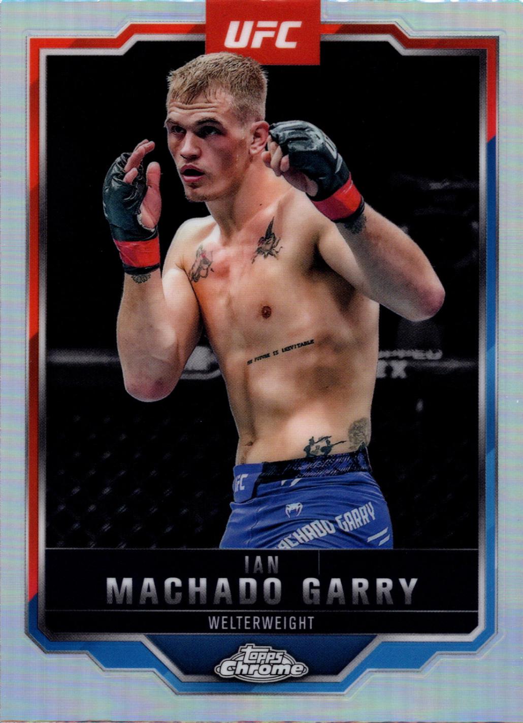 Ian Machado Garry 2025 Topps Chrome UFC Base #163 Refractor