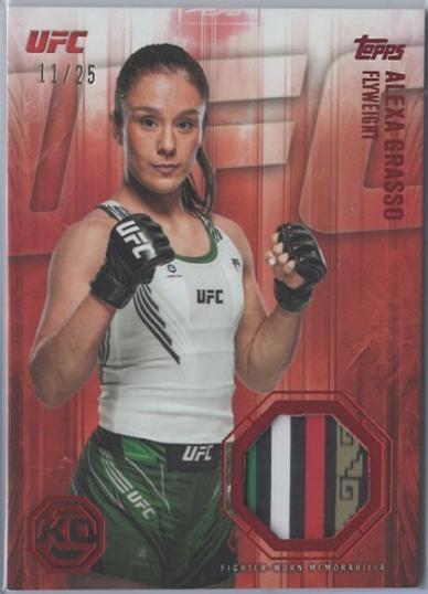 Alexa Grasso 2026 Topps Knockout UFC Knockout Relics #KOR-AG Red