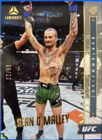 Sean O'Malley 2022 Panini Chronicles UFC Base Luminance #159 Gold