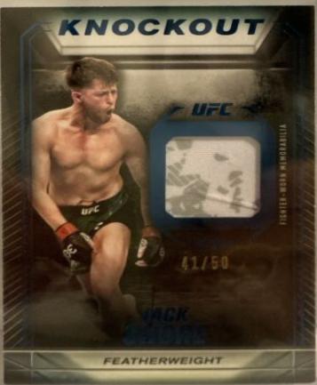 Jack Shore 2024 Topps Knockout UFC Knockout Relics #KR-JS Blue