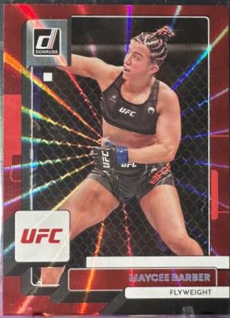 Maycee Barber 2023 Panini Donruss UFC Base #155 Red Laser