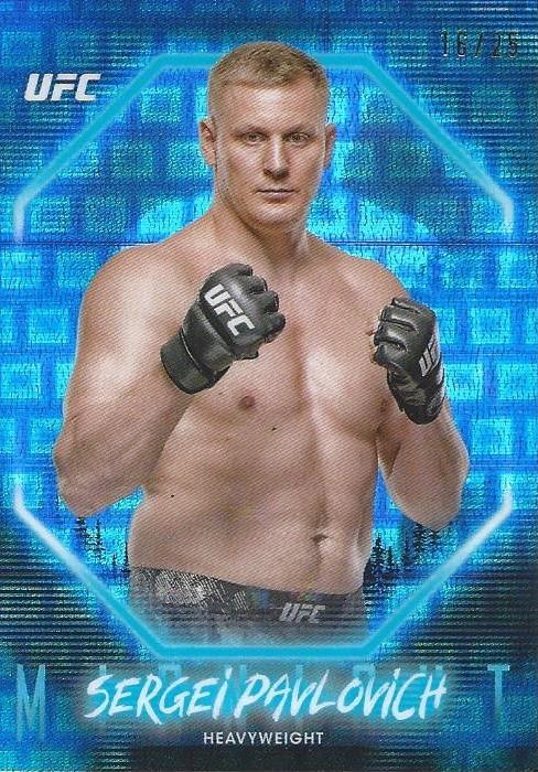Sergei Pavlovich 2025 Topps Midnight UFC Base #25 Moonrise